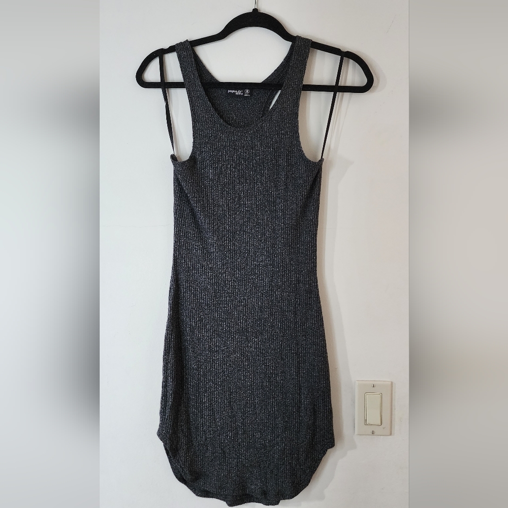 Gray Midi Dress